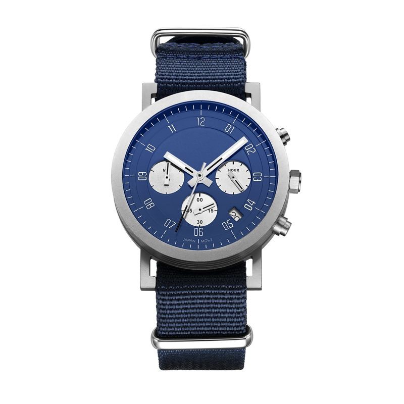 Mesh Strap Movement Genuine classic quartz men watch 316L Stainless Steel Pilot Quartz Watches