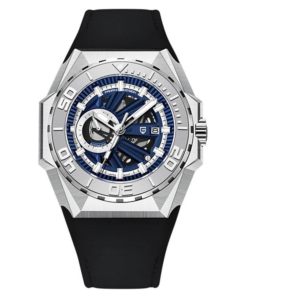 OEM logo luxury Men Mechanical 8217 Stainless Steel Automatic watch